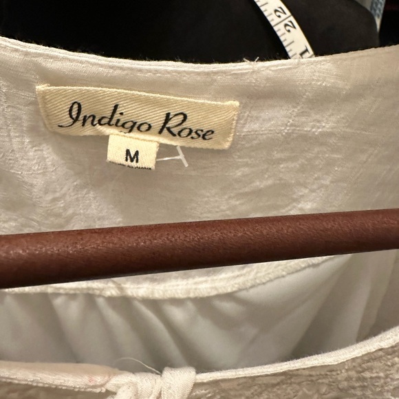 Indigo Rose White Lace Detail Dress Women’s Size Medium. New without tag. - Picture 4 of 4